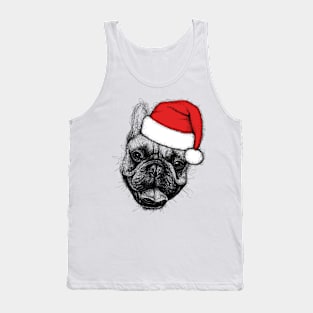 Christmas Dog. Scribble Art. Tank Top